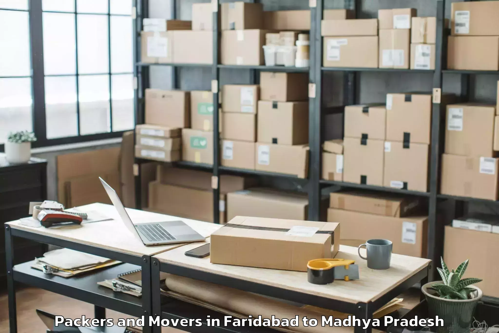 Faridabad to Anuppur Packers And Movers Booking